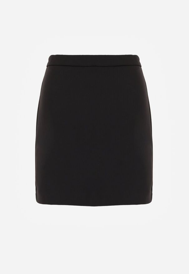 Renee - Czarna Ołówkowa Spódnica VICES w Stylu Basic Fretima. Okazja: na komunię, na co dzień. Kolor: czarny. Materiał: dzianina. Styl: elegancki, casual