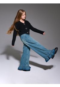 Sinsay - Jeansy wide leg z efektem sprania - Inny #1