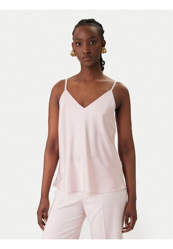 Rinascimento Top CFC0127685003 Różowy Regular Fit. Kolor: różowy. Materiał: syntetyk