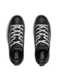 Karl Lagerfeld - KARL LAGERFELD Sneakersy KL65019 Czarny. Kolor: czarny. Materiał: skóra #4