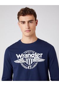 Wrangler - MĘSKI LONGSLEEVE WRANGLER LS AMERICANA TEE NAVY W7J5D3114 112141548. Długość rękawa: długi rękaw #2