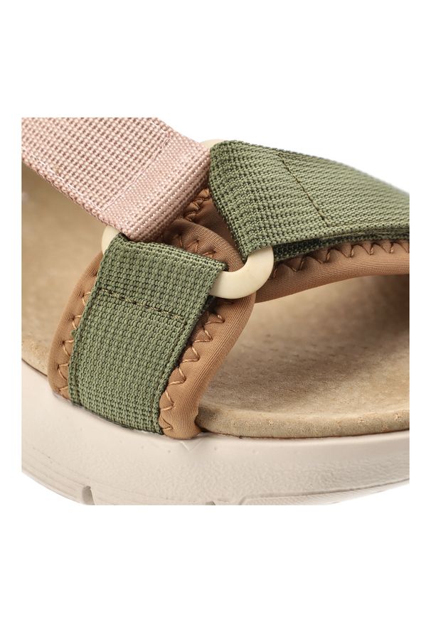 Sandały damskie Artiker, cholewka z materiału tekstylnego lekka sportowa podeszwa zapinane na rzep, kolorowe, 58C1233. Zapięcie: rzepy. Materiał: materiał. Wzór: kolorowy. Styl: sportowy