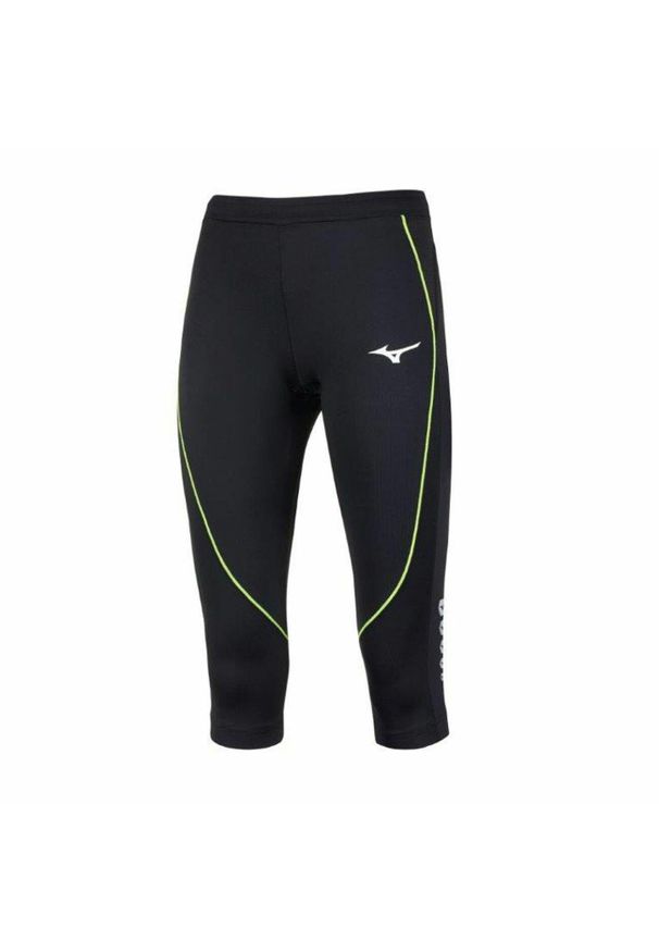 Rajstopy damskie Mizuno Premium 3/4. Kolor: czarny. Sport: fitness