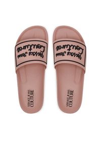 Versace Jeans Couture Klapki 78VA3SQ2 Różowy. Kolor: różowy #5