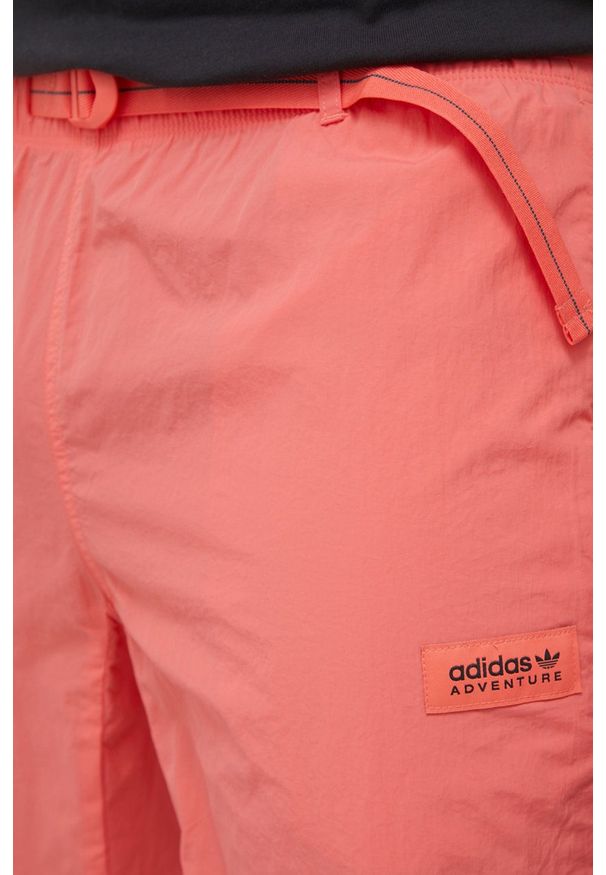 adidas Originals szorty męskie kolor różowy. Kolor: różowy. Materiał: materiał, tkanina