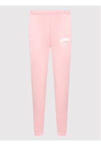 Guess Spodnie dresowe V2YB05 FL04D Różowy Regular Fit. Kolor: różowy. Materiał: bawełna #5