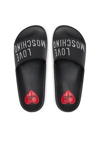 Love Moschino - LOVE MOSCHINO Klapki JA28122G0MI13000 Czarny. Kolor: czarny #6