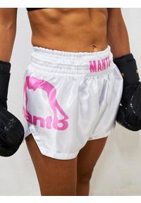 MANTO - Spodeki do Muay Thai męskie Manto Dual. Kolor: biały