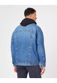 Wrangler - WRANGLER OVERSIZED SHERPA MĘSKA KURTKA JEANSOWA NEW FAVORITE W478LH21Y. Materiał: jeans #5