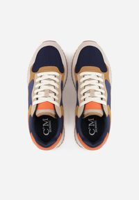 Born2be - Szare Casualowe Buty Sportowe Typu Sneakersy Glorelle. Okazja: na co dzień. Zapięcie: sznurówki. Kolor: szary. Materiał: jeans #4