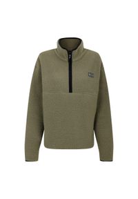 DARE 2B - Polarowy Top Damski Slide Out. Kolor: zielony. Materiał: polar. Styl: sportowy. Sport: turystyka piesza #1