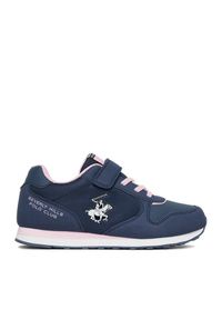Sneakersy Beverly Hills Polo Club. Kolor: niebieski