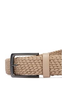 Calvin Klein Pasek Casual Pin Buckle 35Mm Fixed - LV04D7088G Beżowy. Kolor: beżowy. Materiał: syntetyk. Styl: casual #2