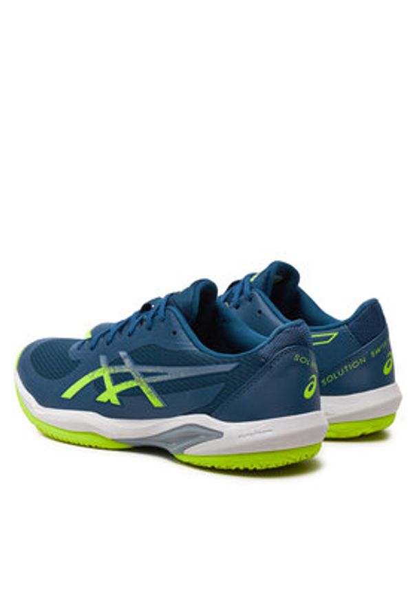 Asics Buty do tenisa Solution Swift Ff 2 1041A466 Niebieski. Kolor: niebieski. Materiał: skóra. Sport: tenis