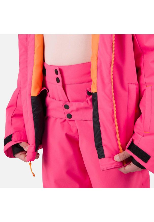 Kurtka narciarska dziecięca Rossignol Jr Strawpile. Kolor: różowy. Sezon: zima. Sport: narciarstwo