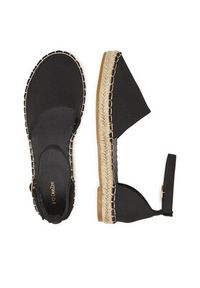 DeeZee Espadryle E8265-6 Czarny. Kolor: czarny. Materiał: materiał #3