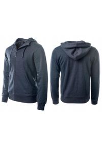 Bluza dresowa dla mężczyzn Hi-tec Silian II. Kolor: niebieski. Materiał: poliester, bawełna. Styl: sportowy. Sport: turystyka piesza