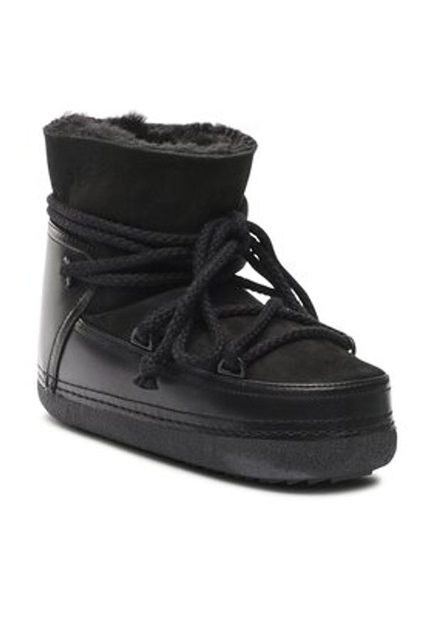 Inuikii Śniegowce Classic 75101-007 Czarny. Kolor: czarny. Materiał: skóra