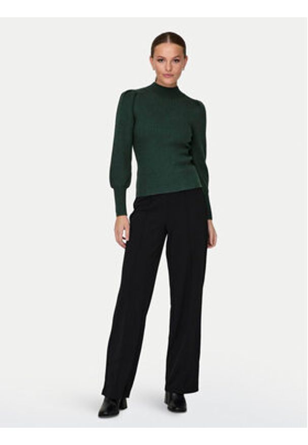 only - ONLY Sweter Katia 15232494 Zielony Regular Fit. Kolor: zielony. Materiał: syntetyk
