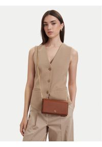 Lauren Ralph Lauren - LAUREN RALPH LAUREN Torebka 432980206002 Brązowy. Kolor: brązowy. Materiał: skórzane #1