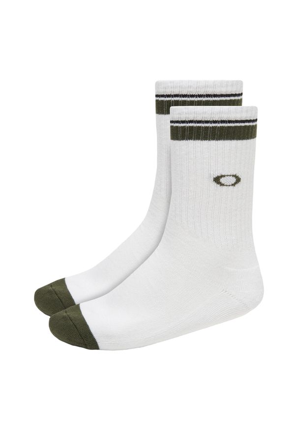 Skarpetki turystyczne długie unisex Oakley Essential Socks 3 pary. Kolor: biały