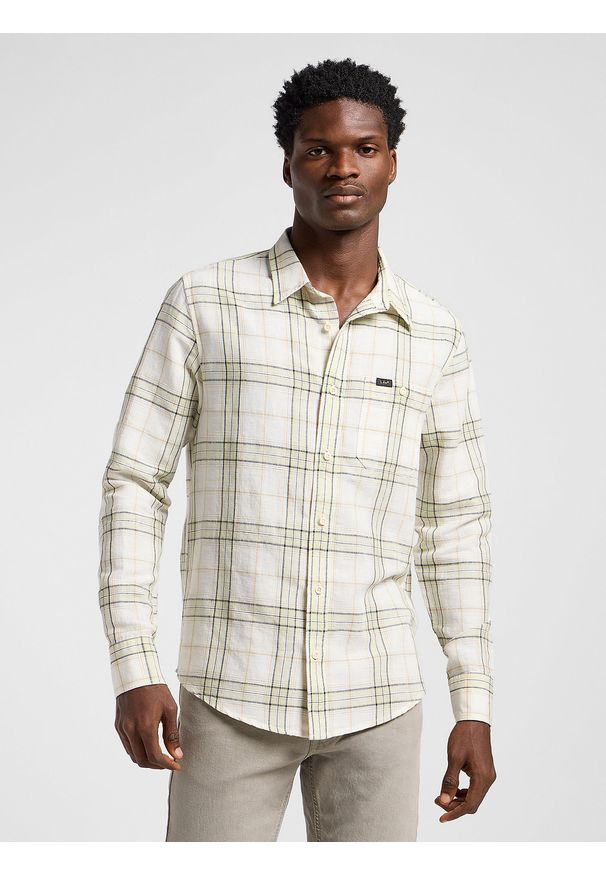 Lee - LEE MĘSKA KOSZULA LEE LEESURE SHIRT SAGE 112363903