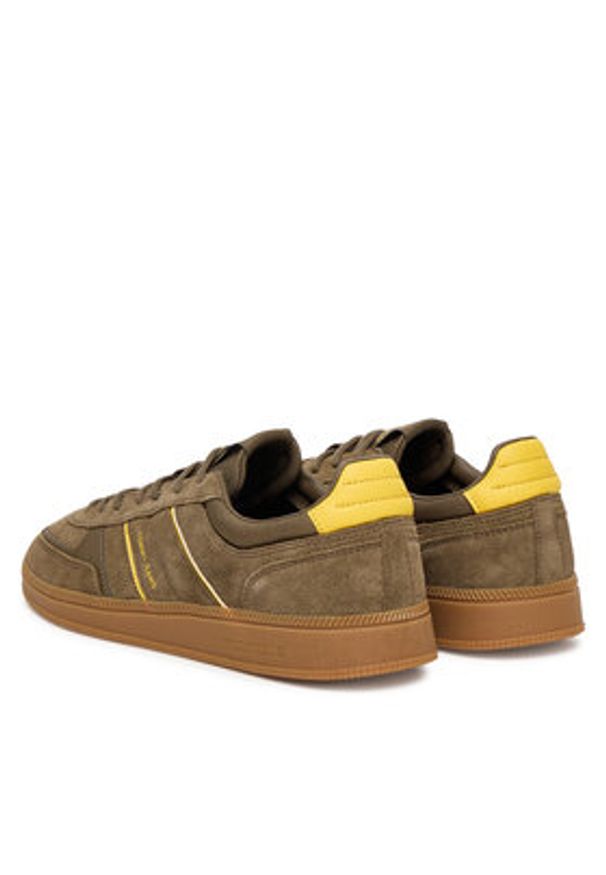 Tommy Jeans Sneakersy The Greenwich Edge EM0EM01609 Brązowy. Kolor: brązowy. Materiał: skóra, zamsz