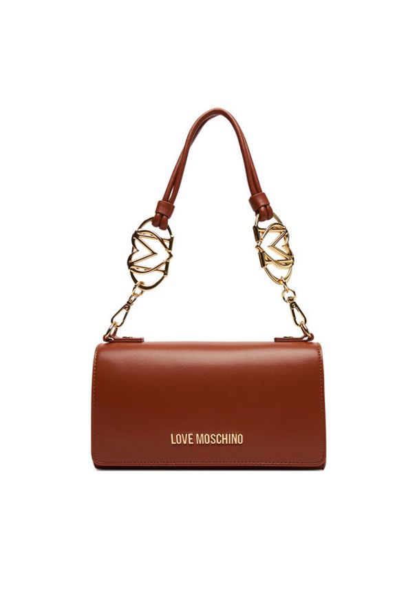 Love Moschino - LOVE MOSCHINO Torebka JC4051PP1NLF0312 Czarny. Kolor: czarny. Materiał: skórzane