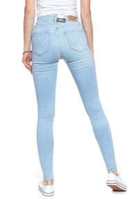 Wrangler - WRANGLER HIGH RISE SKINNY SOFT TIDE W27HUS28A. Stan: podwyższony #4