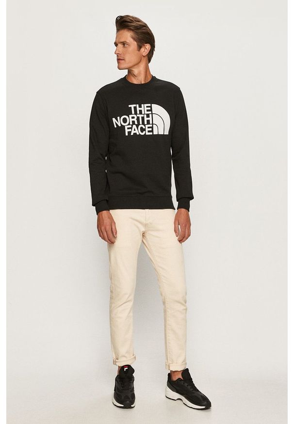 The North Face - Bluza. Kolor: czarny. Wzór: nadruk