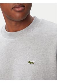 Lacoste Bluza SH8868 Szary jasny Regular Fit. Kolor: szary. Materiał: bawełna #2