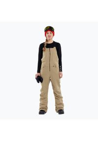 Spodnie snowboardowe damskie Volcom Swift Bib Overall. Kolor: zielony. Sport: snowboard
