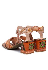 Laura Vita Sandały Jacqueso 03 Brązowy. Kolor: brązowy. Materiał: skóra #4