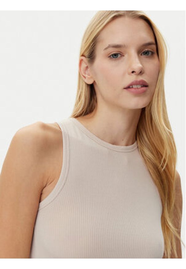 BOSS Top Flow 50535807 Beżowy Slim Fit. Kolor: beżowy