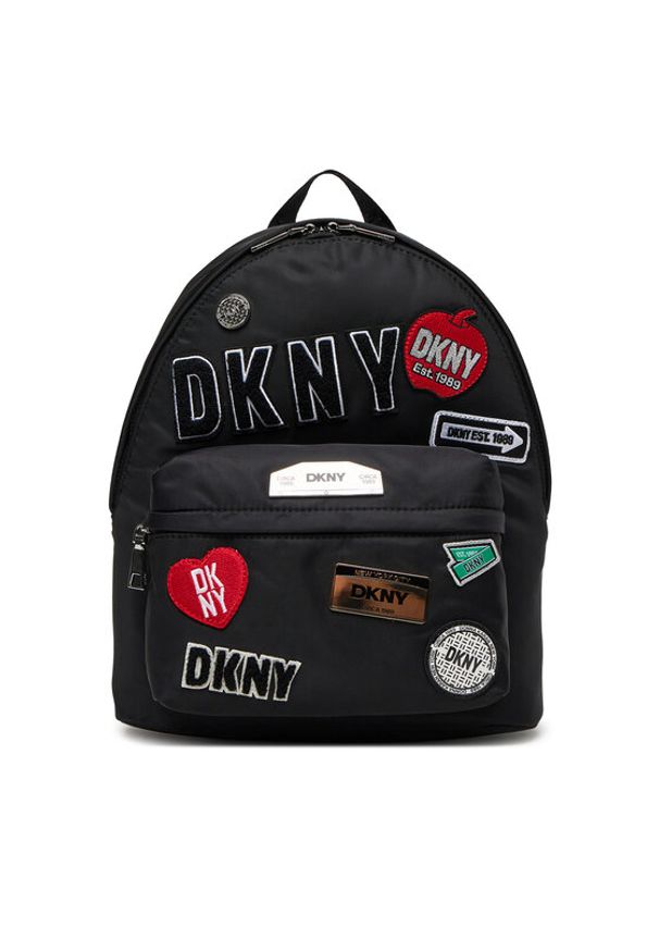 DKNY Plecak R52KEK28 Czarny. Kolor: czarny. Materiał: materiał