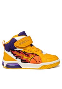 Sneakersy Geox. Kolor: żółty