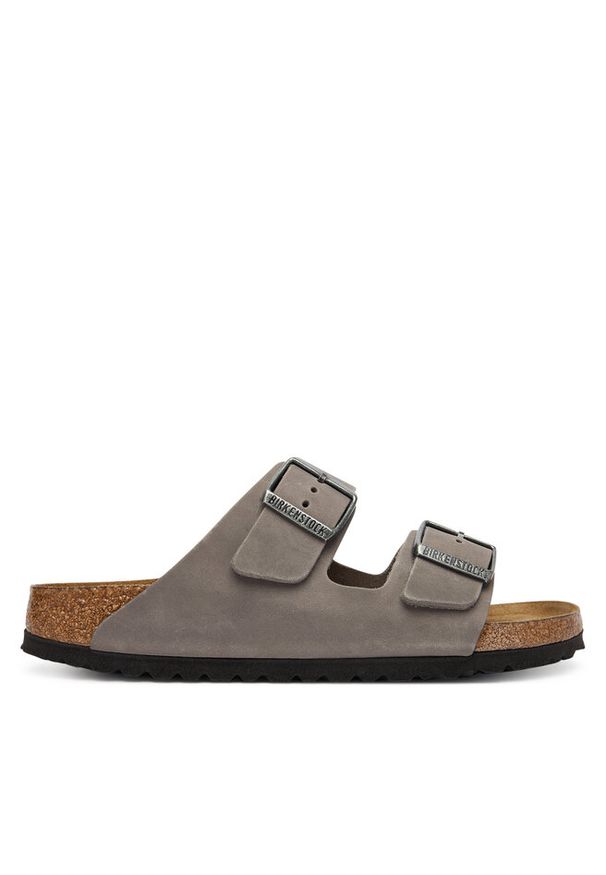 Klapki Birkenstock. Kolor: szary