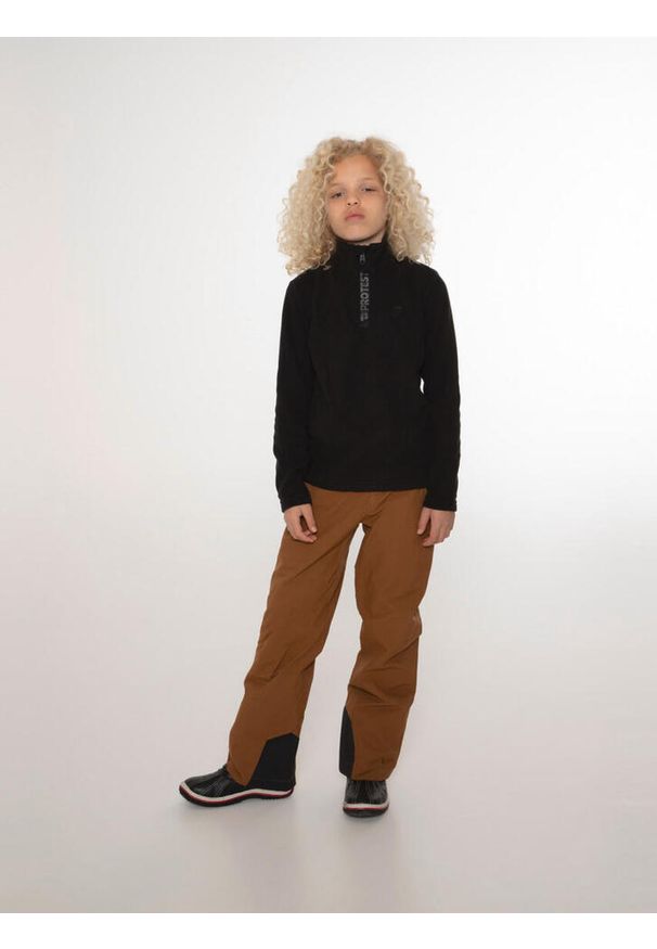 Bluza dziecięca Protest PERFECTY JR 1/4 zip top. Kolor: czarny