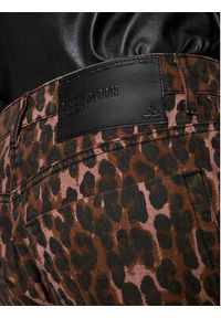 One Teaspoon Jeansy Boyfriend Leopard Sinner 23486 Brązowy Relaxed Fit. Kolor: brązowy