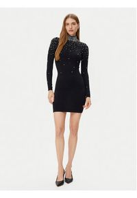 Marciano Guess Sukienka codzienna 5RGK35 5015Z Czarny Regular Fit. Okazja: na co dzień. Kolor: czarny. Materiał: wiskoza. Typ sukienki: proste. Styl: casual #4