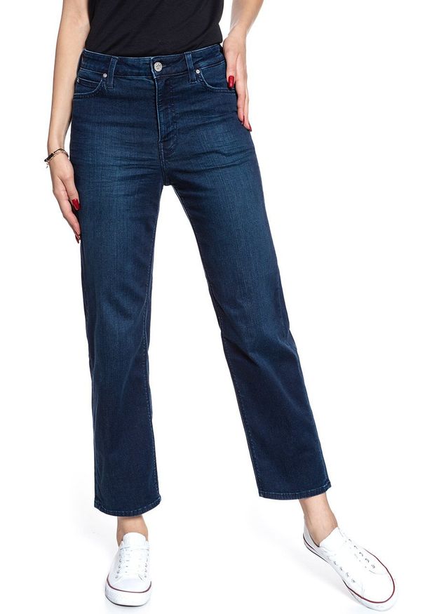 Lee - SPODNIE DAMSKIE LEE 5 POCKET WIDE LEG CLEAN WHEATON L30SRKIN 112106695