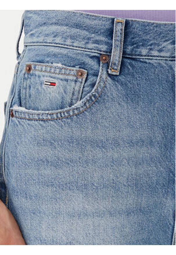 Tommy Jeans Jeansy DW0DW20040 Niebieski Mom Fit. Kolor: niebieski