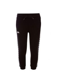 Kappa - Spodnie Do Biegania Dla Dzieci Ireneus. Kolor: czarny. Sezon: lato. Sport: turystyka piesza #1