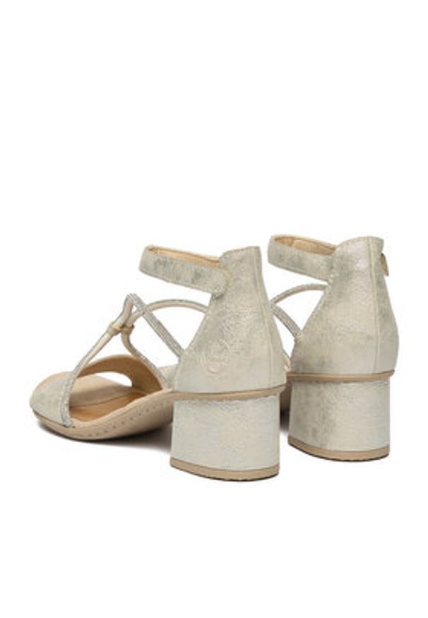 Rieker Sandały CEO-64654-40 Srebrny. Kolor: srebrny. Materiał: skóra