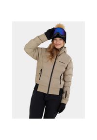 FUNDANGO - Kurtka Narciarska Damska Fundango Zina. Kolor: beżowy. Sezon: zima. Sport: narciarstwo #1