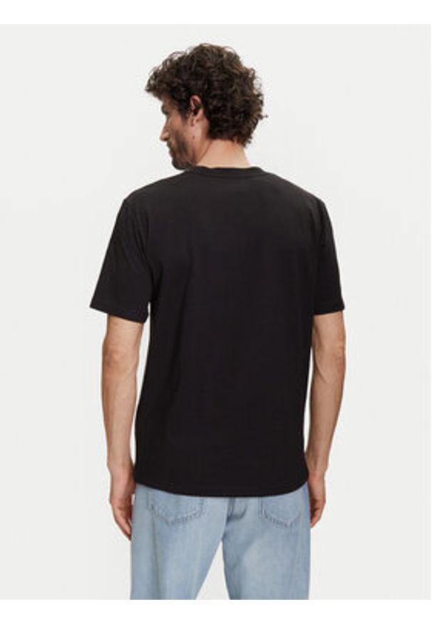 Marc O'Polo T-Shirt B21 2012 51382 Czarny Regular Fit. Typ kołnierza: polo. Kolor: czarny. Materiał: bawełna