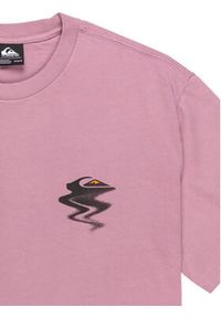 Quiksilver T-Shirt Elderberry EQYZT08200 Fioletowy Regular Fit. Kolor: fioletowy. Materiał: bawełna #2