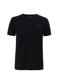 AllSaints - T-shirt MUSE SS CREW MD020R. Okazja: na co dzień. Kolor: czarny. Materiał: dzianina. Wzór: gładki. Styl: casual #4