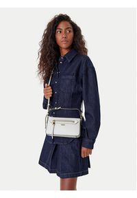 DKNY Torebka R42HKE18 Szary. Kolor: szary. Materiał: skórzane