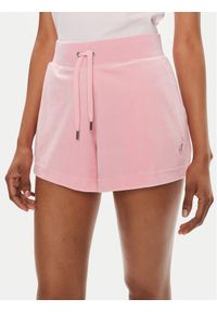 Juicy Couture Szorty sportowe Eve JCCH121001 Różowy Slim Fit. Kolor: różowy. Materiał: syntetyk